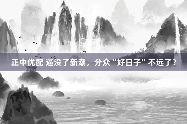 正中优配 逼没了新潮，分众“好日子”不远了？