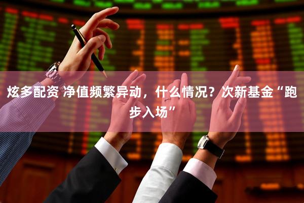 炫多配资 净值频繁异动，什么情况？次新基金“跑步入场”