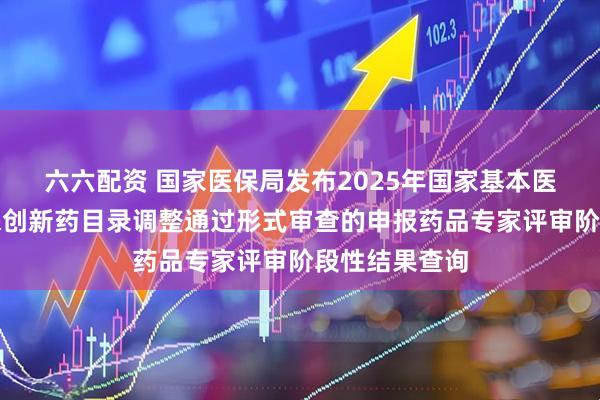 六六配资 国家医保局发布2025年国家基本医保目录及商保创新药目录调整通过形式审查的申报药品专家评审阶段性结果查询
