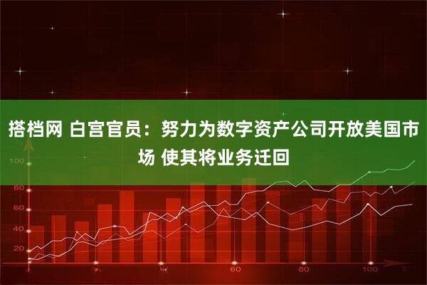 搭档网 白宫官员：努力为数字资产公司开放美国市场 使其将业务迁回